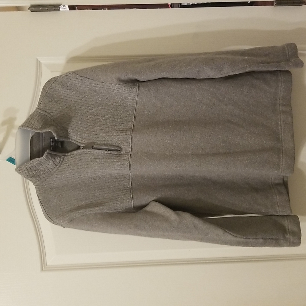 ⛱️Van Heusen Flex Grey  3/4 Zip Pullover Size L